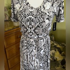 INC Python Print Casual Dress.. NWT